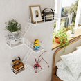 thumbnail image 2 of Fire Escape Shelf Metal Fire Escape Wall Shelves with Baskets New York Action Figurine Display Shelf Unique Rustic Floating Decorative Wall Shelves for Any Room, 2 of 7