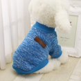 thumbnail image 3 of Yuehao Small Dog Sweater, Dog Clothes for Small Dogs, Pet Dog Puppy Classic Sweater Fleece Sweater Clothes Warm Sweater Winter Sky Blue, 3 of 3