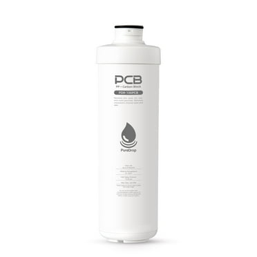 PureDrop PDR-100PCB PP & Carbon Block Composite Filter Replacement Cartridge for PDR-100RO Tankless Reverse Osmosis Water Filtration System