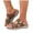 A, variant on Women's Backless Wedge Sandals Comfortable Non Slip Walking Slippers Lightweight Open Toe Platform Beach Sandal Gray Size 6