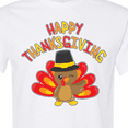 thumbnail image 4 of Inktastic Happy Thanksgiving Cute Turkey in Pilgrim Hat T-Shirt, 4 of 5