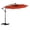 Orange, variant on Powder-Coated Steel for Durability / Poolside Decor / Long-Lasting Offset Umbrella