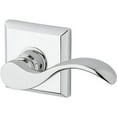 thumbnail image 3 of Baldwin Curved Privacy Door Lever with Traditional Square Rose, 3 of 7