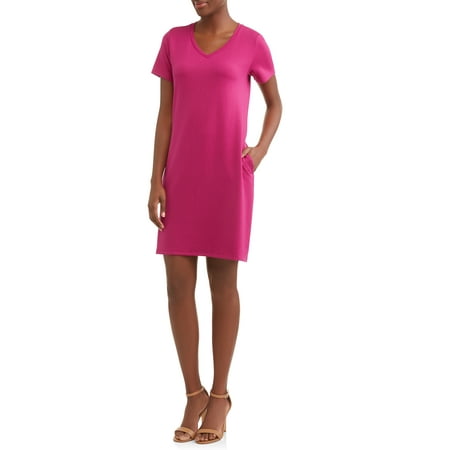 Time and Tru Women's French Terry Dress