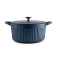 thumbnail image 3 of Tramontina Mesa 5.5 Qt Enameled Cast Iron Dutch Oven Blue, 3 of 14