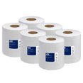 thumbnail image 1 of Tork® Soft Centerfeed Hand Towel, White, 2-Ply, 600 Sheets/Roll, 6 Rolls/Case, 1 of 2