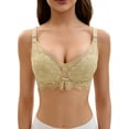 thumbnail image 4 of Unique Bargains Wirefree Maternity Bralette Nursing Bra B 36 Yellow, 4 of 6