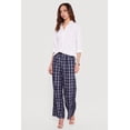 thumbnail image 2 of Women's Plaid Wide Leg Pants, 2 of 4