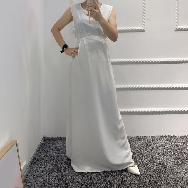 WILLBEST Robes de Soirée Mac Duggal Sans Manches Jupe Longue pour Femmes