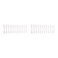 thumbnail image 2 of ZheElen Fake Nail Set French Style Scratch Resistant Press-on Fingernails Full Cover Removable for Trimble Adjustable Manicure Stickers Type 1 2Set, 2 of 6
