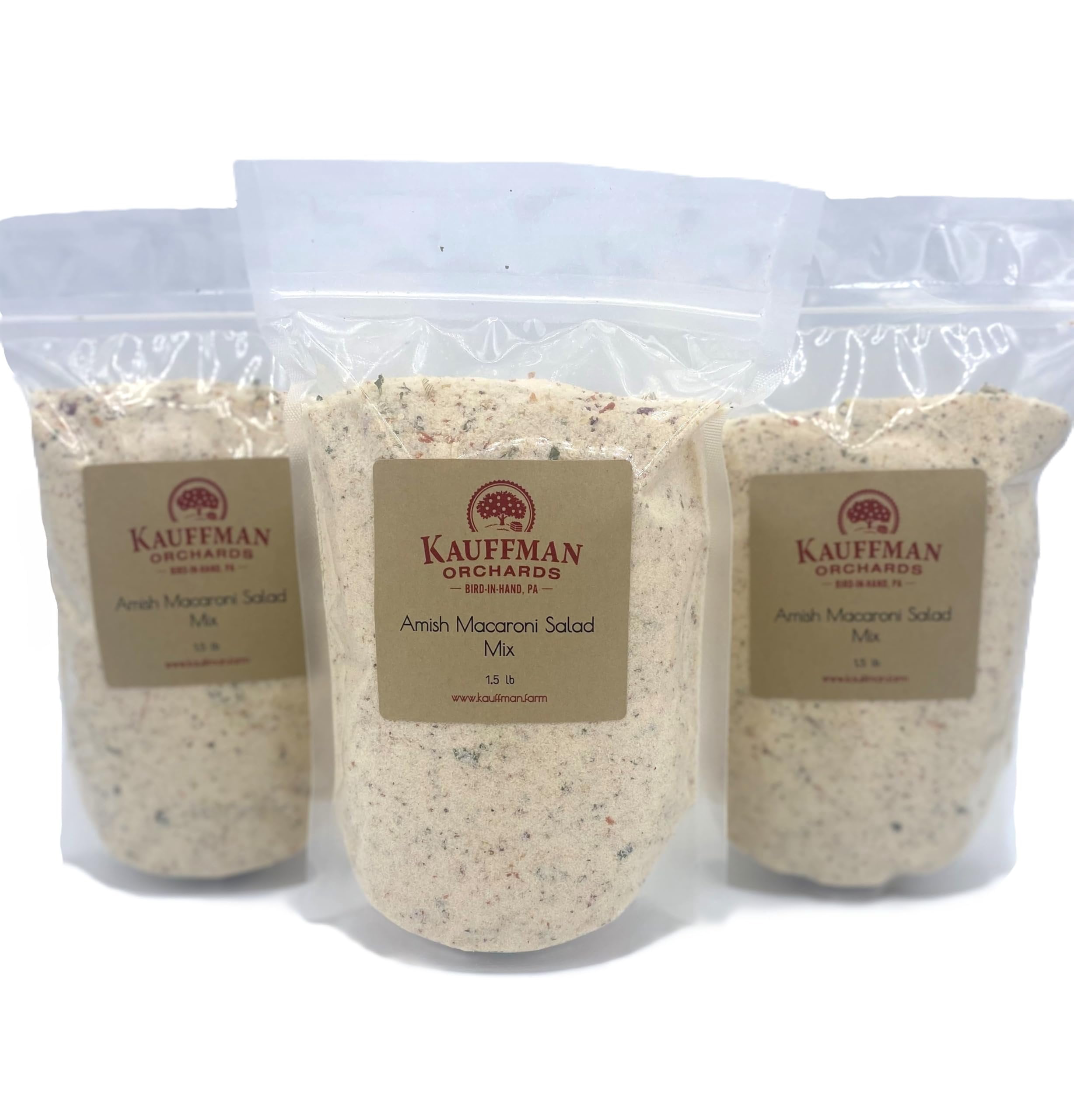 Kauffman Orchards Natural Amish Macaroni Salad Mix In Bulk, Resealable Bag, 1.5 Lb.