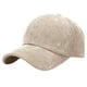 thumbnail image 1 of Gorra de béisbol unisex de pana - Textura suave, visera, correa ajustable - Informal/para actividades al aire libre, 1 of 8
