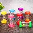 thumbnail image 5 of Uxcell 1 Minute Sand Timer, Hexagon Small Sandy Clock, Count Down Sand Glass Red, 5 of 5