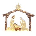 thumbnail image 6 of Christmas Nativity Scene Decoration 6FT – Brown Roof with 190 LED Warm White Lights, Easy-to-Install for Garden or Patio, 6 of 6