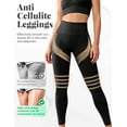 thumbnail image 2 of Resistance Band Leggings Anti Cellulite for Women, 3D Compression Leggings, Seamless Scrunch Butt Lift Yoga, 2 of 7