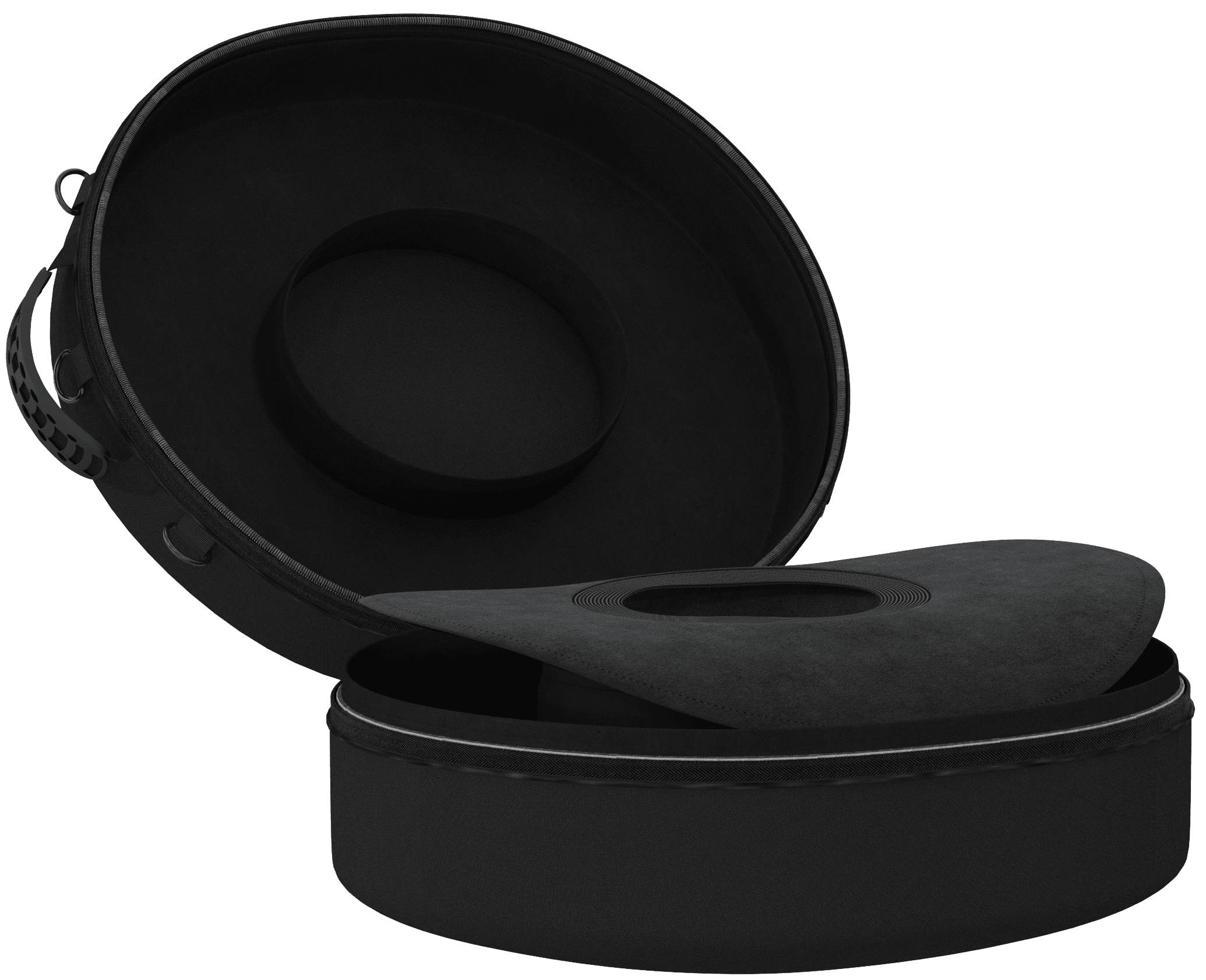 Casematix Cowboy Hat Box and Portable Cowboy Hat Storage for Brims Up to 4.75 inch - Hard Shell Cowboy Hat Case with Adjustable Carry Strap, Luggage