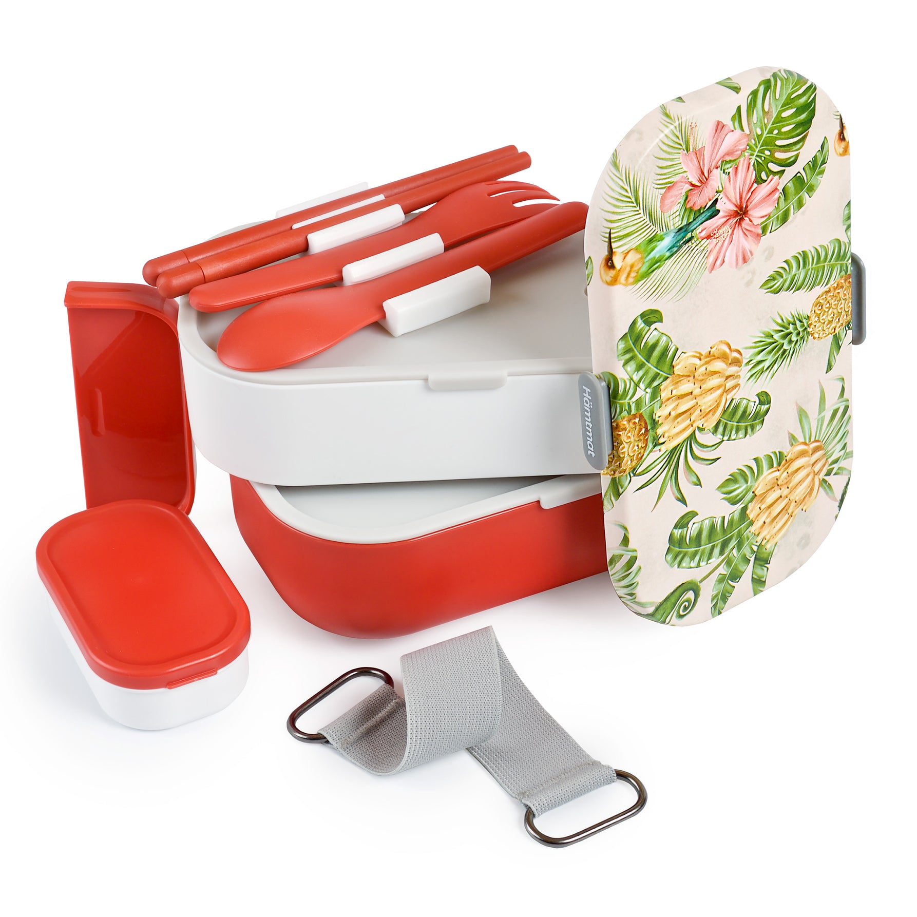 Hawaiian Dream - Premium Bento Lunch Box For Adults, Leakproof Bento Box With 2 Containers
