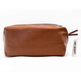 thumbnail image 4 of 2TC Collection - “The Man” Travel Toiletry Dopp Kit - Canvas with a Waterproof Lining - Brown and Navy - “The Man” Travel Toiletry Dopp Kit, 4 of 4