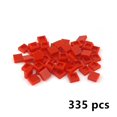 thumbnail image 1 of 335pcs DIY Building Blocks Figure Bricks Smooth 1x1 ColorFul Educational Creative Size Compatible all brand Toys for Children red 335pcs, 1 of 6