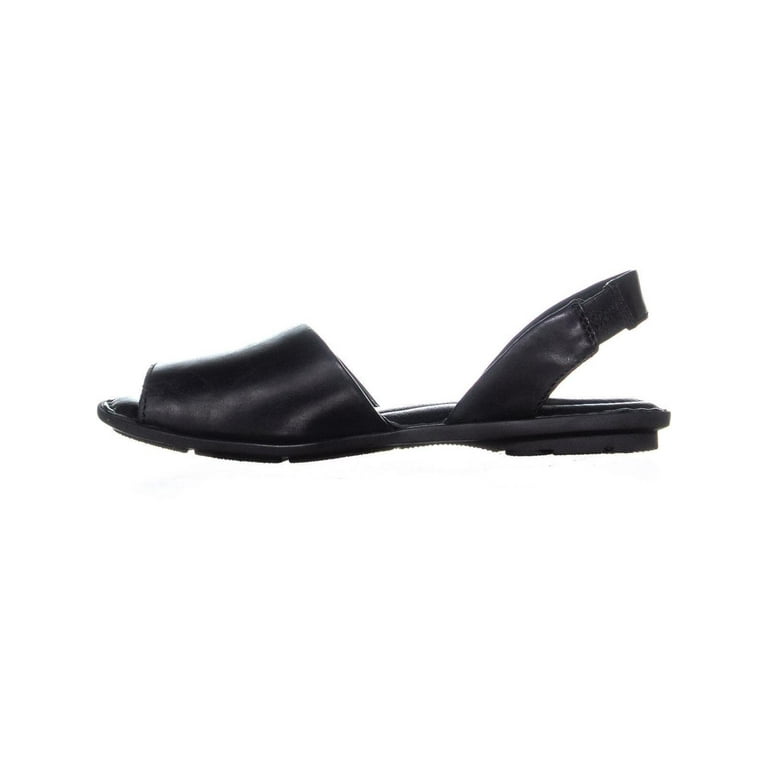 Womens Born Trang Slip on Back Strap Flat Sandals Black Walmart