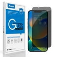 thumbnail image 2 of Liwarace Anti-Peeking Protection Privacy Tempered Glass Phone Screen Protector for iPhone 14 Pro Max, 2 of 14