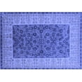 thumbnail image 1 of Ahgly Company Indoor Rectangle Oriental Blue Industrial Area Rugs, 4' x 6', 1 of 4