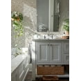 thumbnail image 4 of Advantage Izeda Taupe Floral Tile Wallpaper, 4 of 5