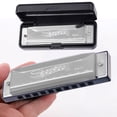 thumbnail image 2 of Beginner Harmonica – 10 Hole Musical Instrument for Learning And Play, Portable Harmonica for Music Education, Practice And Fun Exploration, 2 of 9