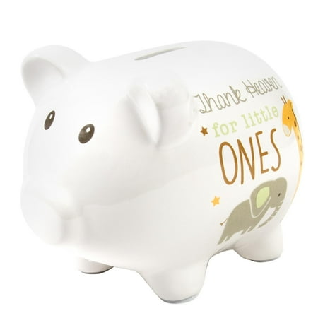 Baby Essentials My First Piggy Bank for Newborns Infants and Toddlers in Thank Heaven for Little Ones My First Piggy Bank