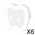 thumbnail image 1 of Cámara de Clip de Luz de Relleno de Flash de Anillo Portátil de Selfie para Teléfono Corazón 6 piezas, 1 of 7