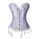 thumbnail image 2 of Mujeres Corset Encaje Deshuesado Overbust Gothic cinturo para Navidad y fiestas - Baoblaze Corsé con ribete de encaje floral, 2 of 8
