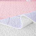 thumbnail image 5 of Feelyou Kawaii Ghost Mushroom Twin Quilt Set, Sugar Gothic Halloween Twin Coverlet Set, Pink Lavender, 2pcs, 1 Comforter and 1 Pillowcase, 5 of 7