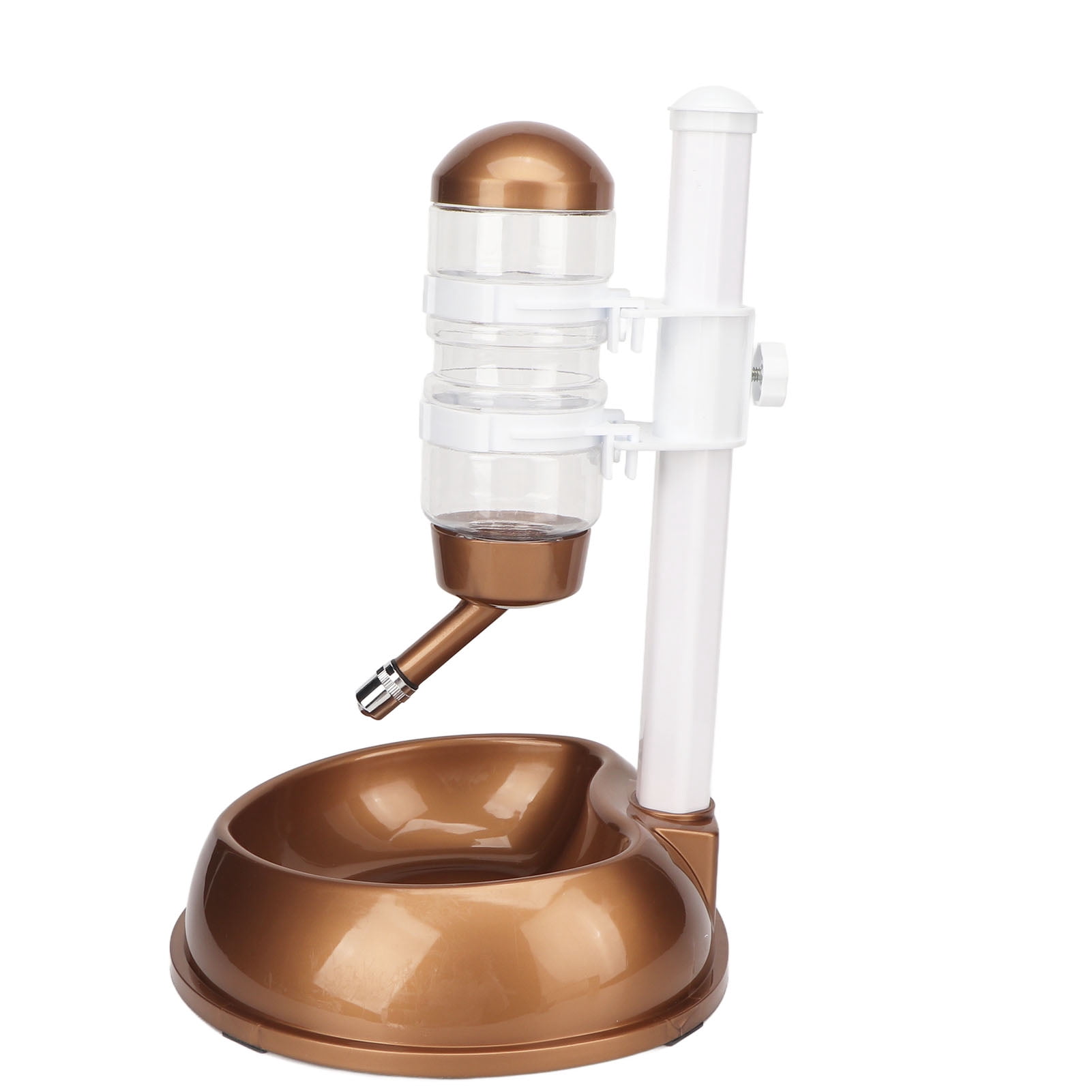 Yajisi Pet Standing Water Dispenser Bowl Height Adjustable Multifunction Dog Automatic Water Food Feeder with Detachable Pole