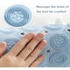 thumbnail image 2 of Shower Mat, Round Non-Slip Bath Mat with Suction Cup, Massage Function, Machine Washable (Blue), 2 of 5