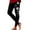 Black, variant on Pedort christmas leggings women Women's Thanksgiving Leggings Stretchy Graphic Printed Christmas Legging Tights ,L