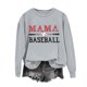 thumbnail image 3 of Camiseta con Capucha Suelta de Moda Impresa de Manga Larga para las Mujeres, Camisetas de Manga Larga para las Mujeres Túnica de Cuello Redondo Casual para Leggings, 3 of 5