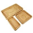 thumbnail image 2 of Rattan Tray, Tabletop Rattan Basket Hand Woven Serving Tray Snack Storage Basket Bread Serving Tray Multifunctional Serving Tray for Dining Coffee Home Decor, 2 of 8