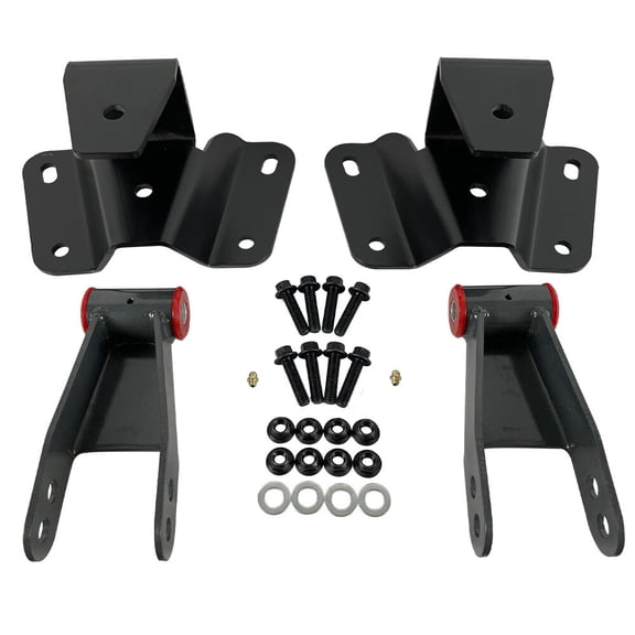 4" Drop Kit Leveling Lowering Shackles Hangers For 1973-1996 Ford F150 F100 New