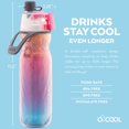thumbnail image 3 of Botella de agua O2COOL ArcticSqueeze Insulated Mist 'N Sip, 600 ml, 3 of 7