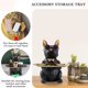 thumbnail image 5 of Escultura de bulldog fría con resina de paleta escultura de animales artesanías, 5 of 8