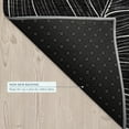 thumbnail image 5 of Addison Rugs Chantille Indoor/Outdoor Transitional Floral Black Machine Washable Rectangle Rug, 10' x 14', 5 of 8