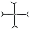 thumbnail image 1 of Correas elásticas entrecruzadas para colchón, pinzas triangulares, sujetadores, color negro, 1 of 6