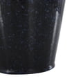 thumbnail image 4 of DecMode 11" Ombre Textured Dark Blue Ceramic Vase with Rectangular Handles, 4 of 9