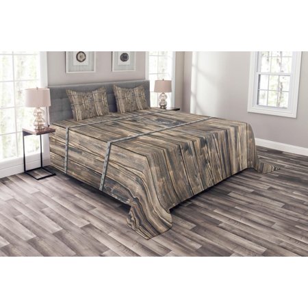 Rustic Bedspread Set Image Of Wooden Planks With Screws And Nails Rustic Bedspread Set Image Of Wooden Planks With Screws And Nails