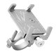 thumbnail image 2 of Soporte para teléfono móvil con vástago de bicicleta, soporte para teléfono móvil de bicicleta de aleación de aluminio (gris), 2 of 5