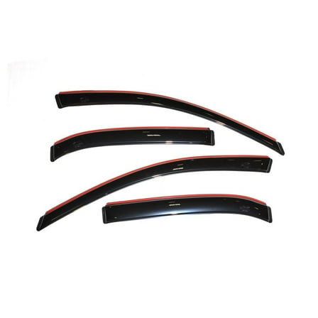 AVS 07-11 Toyota Camry Ventvisor In-Channel Front & Rear Window Deflectors 4pc - Smoke