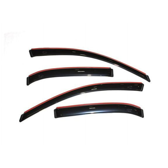 AVS 07-11 Toyota Camry Ventvisor In-Channel Front & Rear Window Deflectors 4pc - Smoke