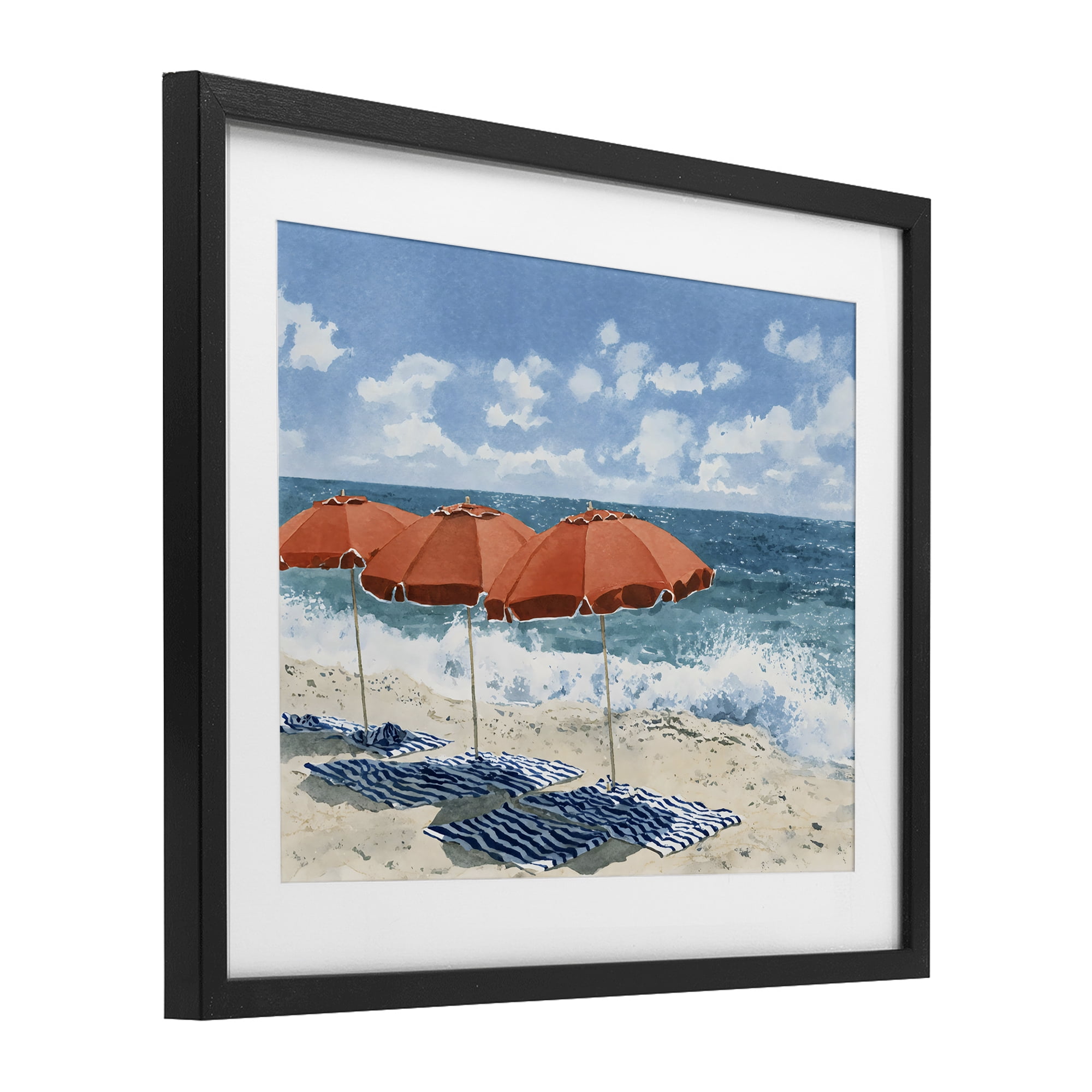 Stupell Industries Shade From The Sun Black Framed Print Under Glass, design by Franklyn Gregory