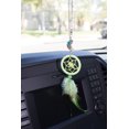 thumbnail image 4 of Mini Dream Catcher Car Hanging Decoration  I Love You to the moon and back Pendant Necklace Lime Green Color, 4 of 4
