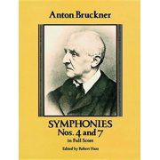 Dover Orchestral Music Scores Symphonies Nos. 4 and 7 in Full Score, (Paperback)